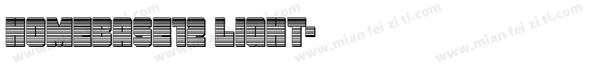 Homebase12 Light字体转换